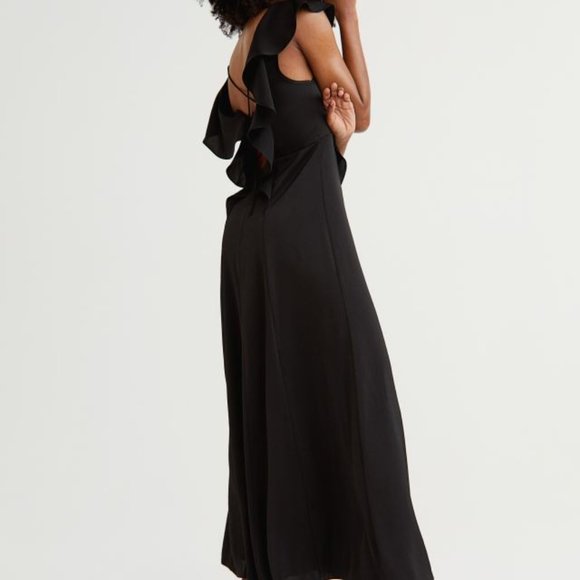 NEW!! H & M Flounced Maxi Dress - Picture 6 of 6